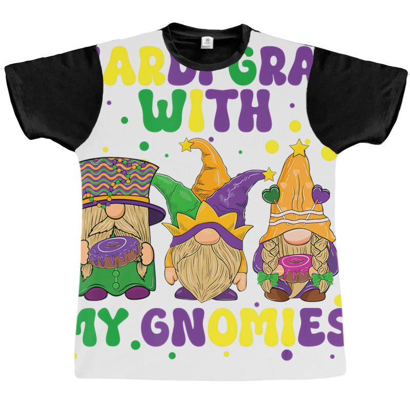 Funny Mardi Gras With Three Gnomes Mardi Gras And Graphic T-shirt | Artistshot