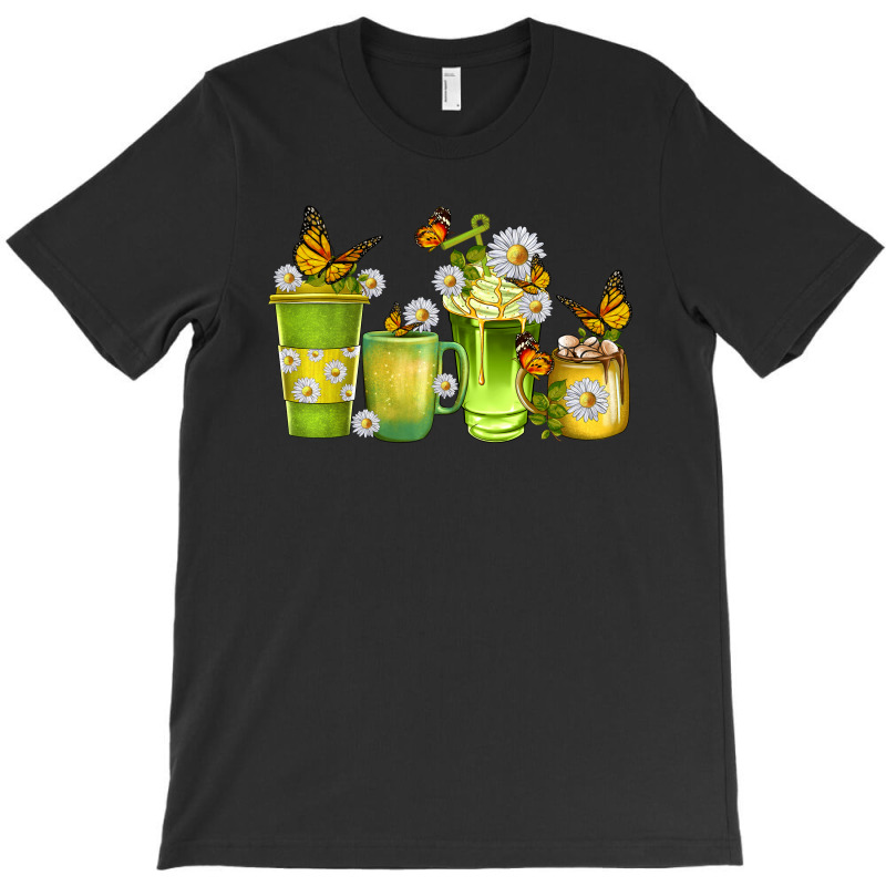 Daisy Coffee Cups With Butterfly T-shirt | Artistshot