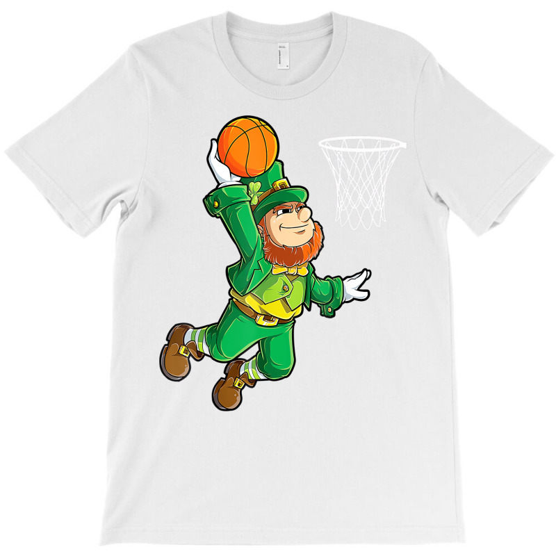 Leprechaun Basketball Dunk St Patricks Day Boys Me T-shirt | Artistshot