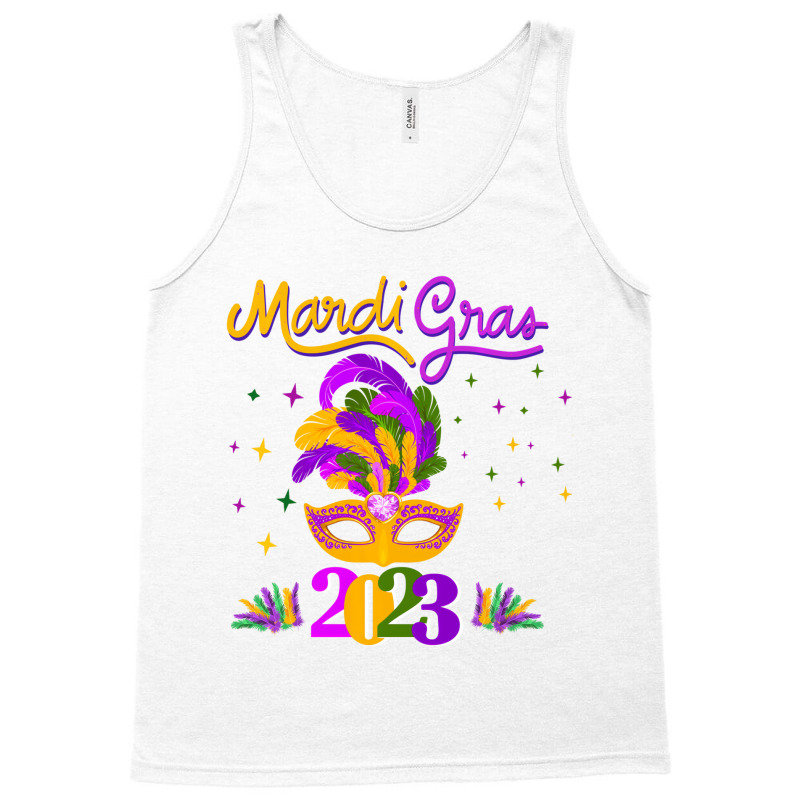 Mardi Gras 2023 Costume With Mask Sweatshirt Tank Top | Artistshot