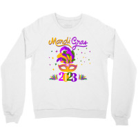 Mardi Gras 2023 Costume With Mask Sweatshirt Crewneck Sweatshirt | Artistshot