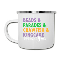 Mardi Gras Beads Parades King Cake CrawfishÂ fat Camper Cup | Artistshot