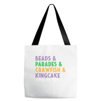 Mardi Gras Beads Parades King Cake CrawfishÂ fat Tote Bags | Artistshot