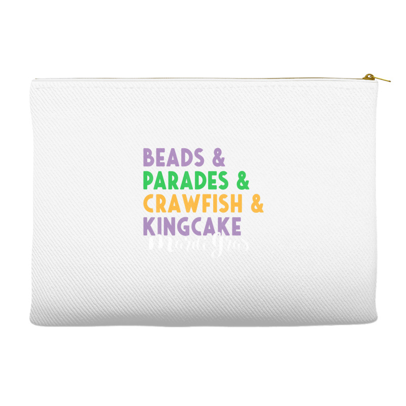 Mardi Gras Beads Parades King Cake CrawfishÂ fat Accessory Pouches | Artistshot