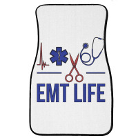 Emt Life Emergency Medical Technician Sweatshirt Front Car Mat | Artistshot