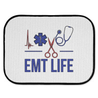 Emt Life Emergency Medical Technician Sweatshirt Rear Car Mat | Artistshot