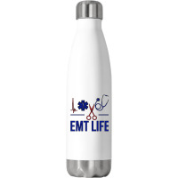 Emt Life Emergency Medical Technician Sweatshirt Stainless Steel Water Bottle | Artistshot