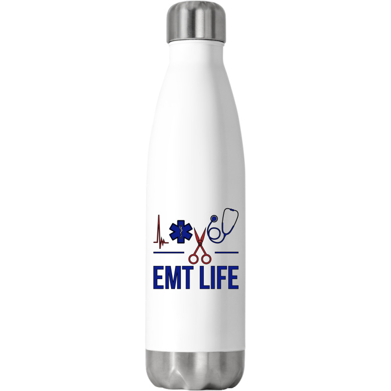 Emt Life Emergency Medical Technician Sweatshirt Stainless Steel Water Bottle | Artistshot