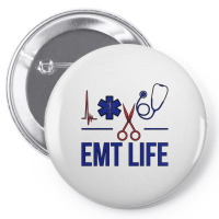 Emt Life Emergency Medical Technician Sweatshirt Pin-back Button | Artistshot