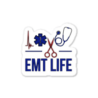 Emt Life Emergency Medical Technician Sweatshirt Sticker | Artistshot