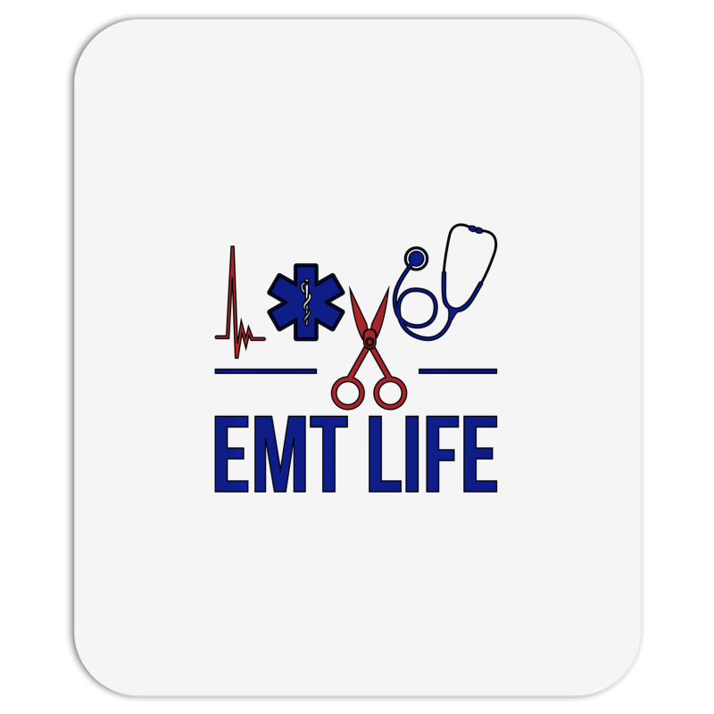 Emt Life Emergency Medical Technician Sweatshirt Mousepad | Artistshot