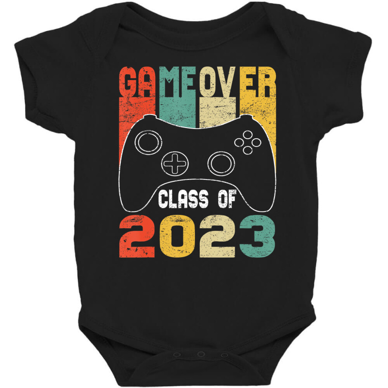 Game Over Class Of 2023 Video Games Vintage Gradua Baby Bodysuit by austynlam | Artistshot