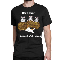 Funny Barn Hunt   In Search Of Rats With Jack Russ Classic T-shirt | Artistshot