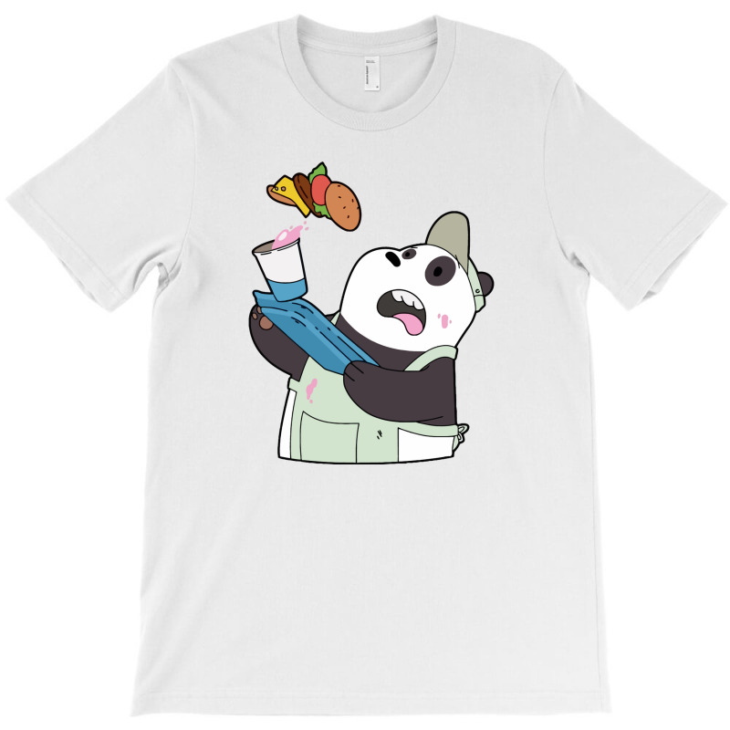 Panda And Breakfast T-Shirt by nokwqaart | Artistshot