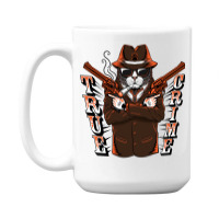 Cat Mafia Sweet Criminal Aesthetic 15 Oz Coffee Mug | Artistshot