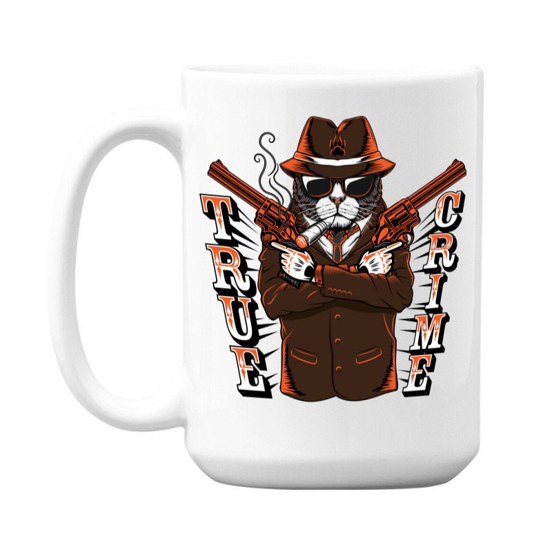 Cat Mafia Sweet Criminal Aesthetic 15 Oz Coffee Mug | Artistshot