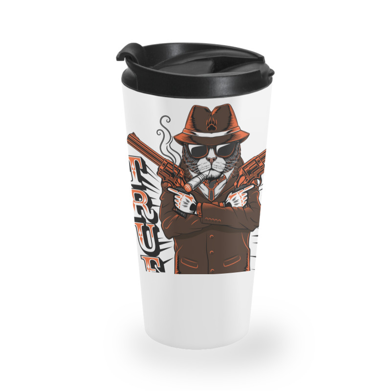 Cat Mafia Sweet Criminal Aesthetic Travel Mug | Artistshot