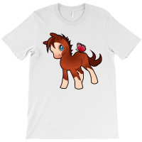 Pony With Butterfly T-shirt | Artistshot