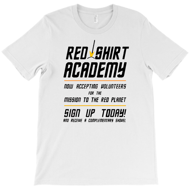 Red Shirt Academy T-Shirt by MilaArt. | Artistshot