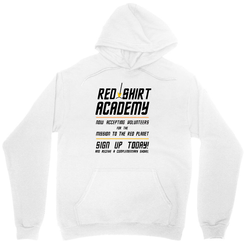 Red Shirt Academy Unisex Hoodie by MilaArt. | Artistshot