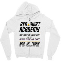 Red Shirt Academy Zipper Hoodie | Artistshot