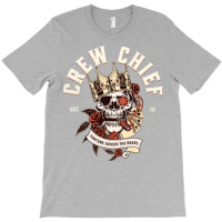 Crew Chief Skull With Cigar Design T-shirt | Artistshot