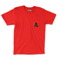 Cigarrete Smoking Monkey 80s Pocket T-shirt | Artistshot