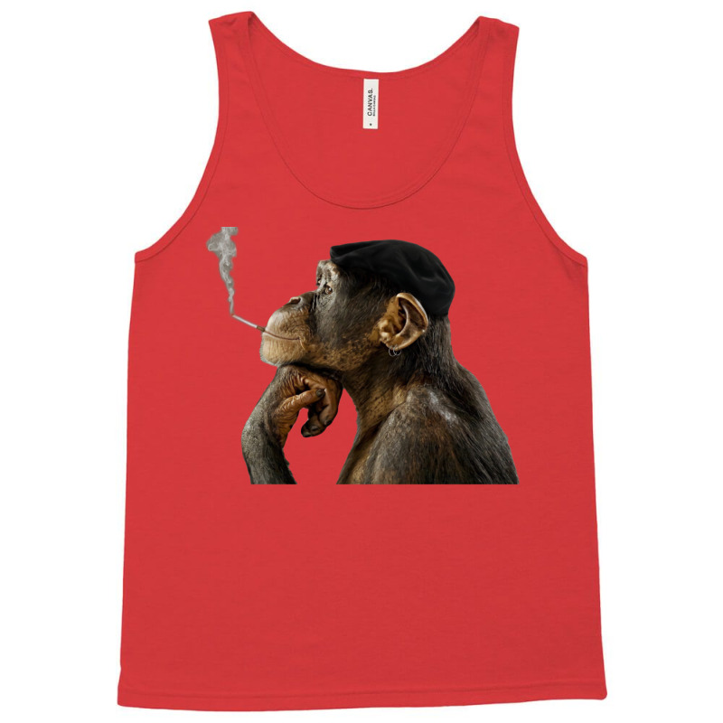 Cigarrete Smoking Monkey 80s Tank Top | Artistshot