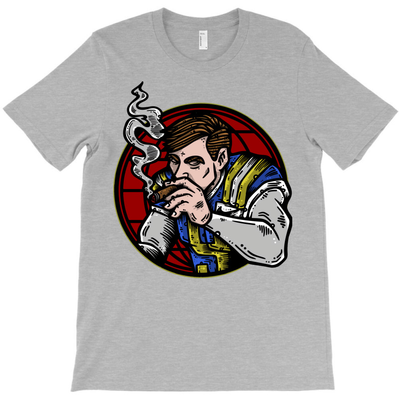 Football Smoke Break 70s T-shirt | Artistshot