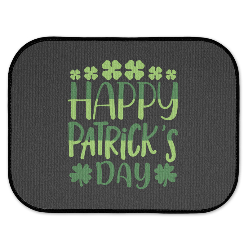 Happy Patricks Day St Patricks Day Rear Car Mat | Artistshot