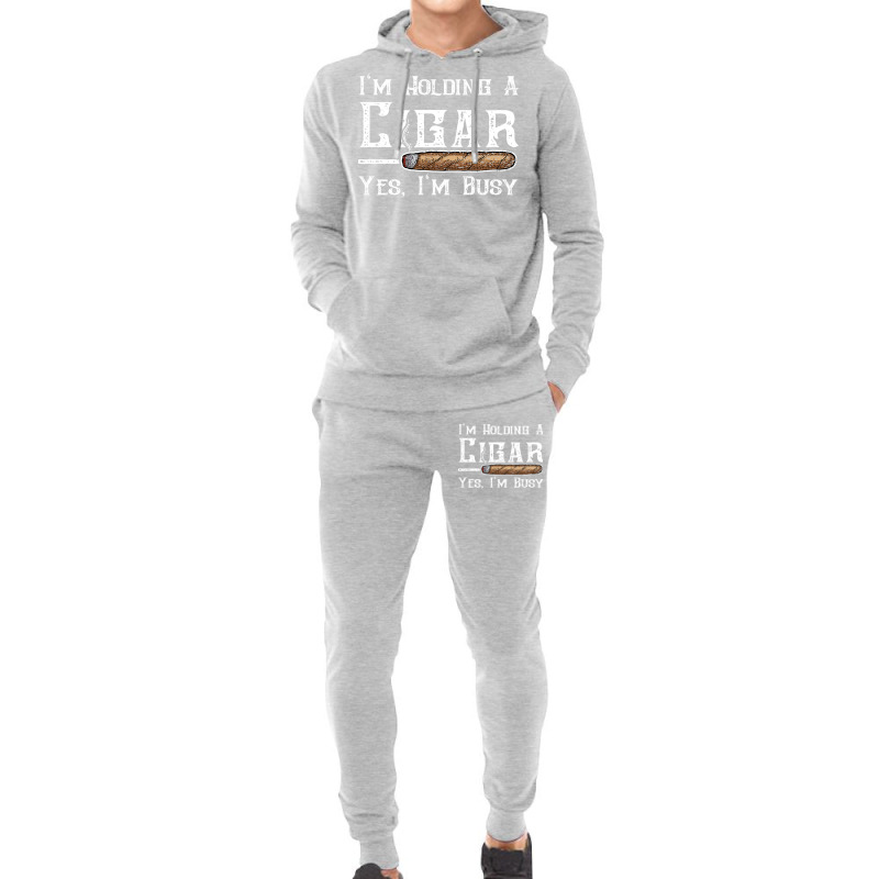 Im Holding A Cigar Yes Im Busy Summer Hoodie & Jogger Set | Artistshot