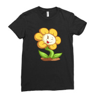 Undertale Smiling Flowey Ladies Fitted T-shirt | Artistshot