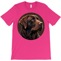 Chocolate Labrador Retriever Stars T-shirt | Artistshot