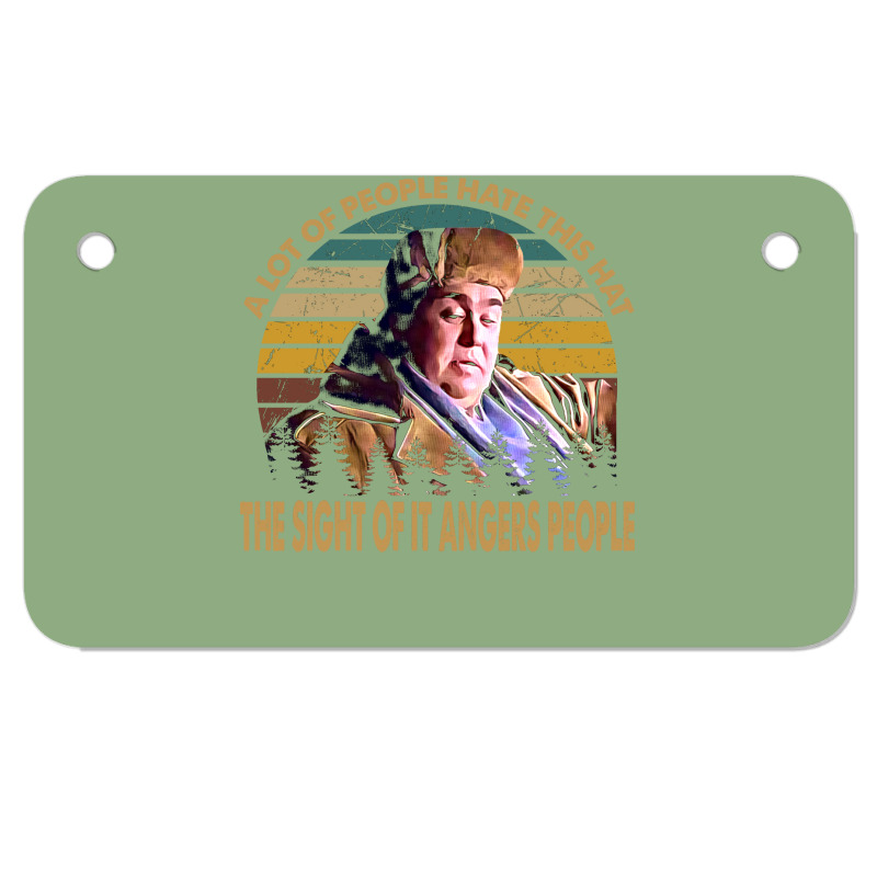 Uncle Buck Retro Vintage A Lot Of People Hate This Motorcycle License Plate | Artistshot