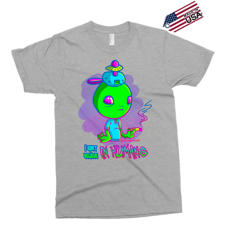 Alien Kid Girl Exclusive T-shirt by alheklupsm | Artistshot