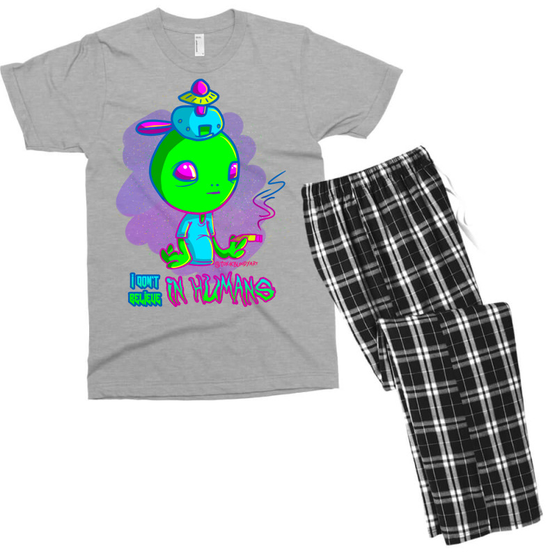 Alien Kid Girl Men's T-shirt Pajama Set by alheklupsm | Artistshot