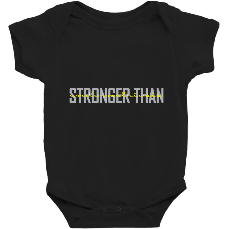 Endometriosis Awareness Month   Stronger Than Endo Baby Bodysuit by alderman | Artistshot