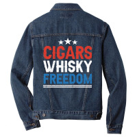 Cigar Smoking Cigars Trending Men Denim Jacket | Artistshot