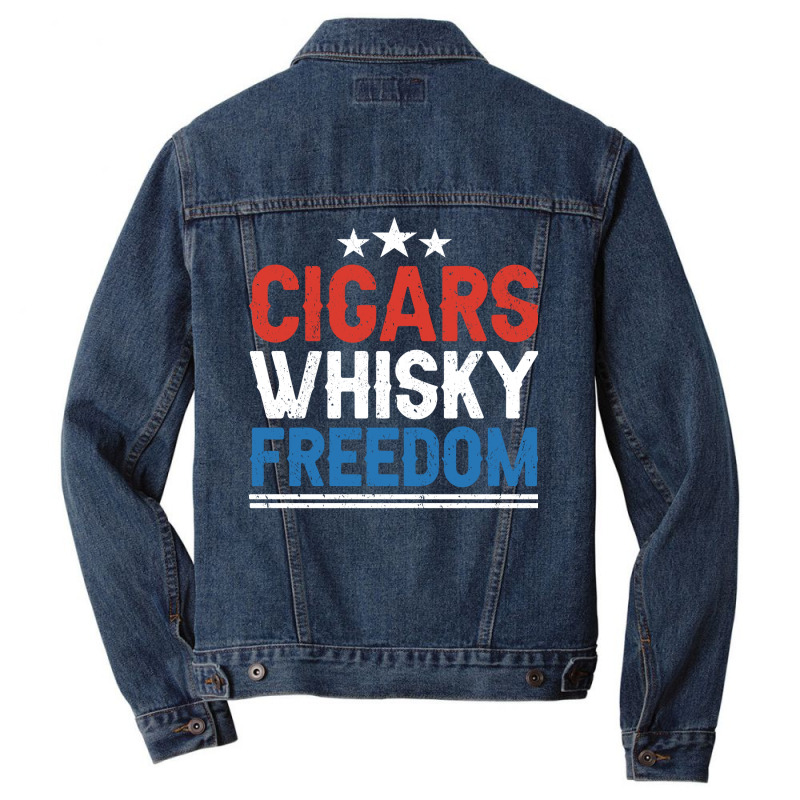 Cigar Smoking Cigars Trending Men Denim Jacket by alheklupsm | Artistshot