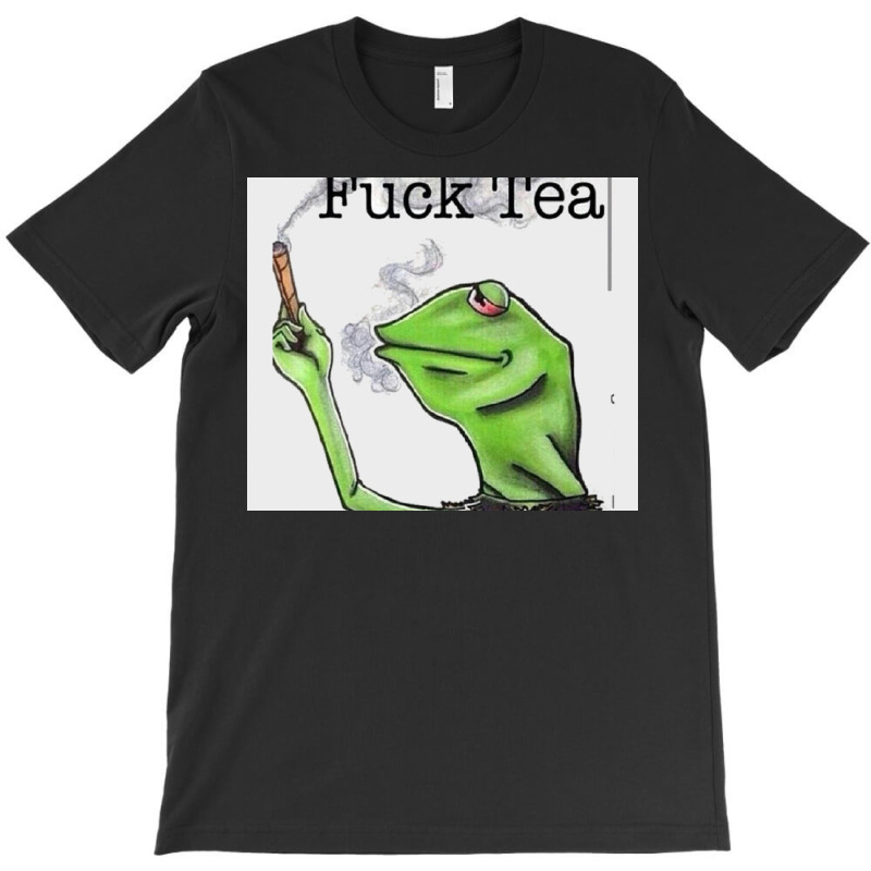 Fuck Tea Frog T-Shirt by Nadeau | Artistshot