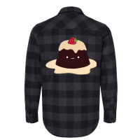 Cute Chocolate Strawberry Pudding 70s Flannel Shirt | Artistshot