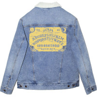 Ouija Board Unisex Sherpa-lined Denim Jacket | Artistshot