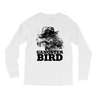 Gangster Bird With Hat And Cigar Aesthetic Long Sleeve Shirts | Artistshot