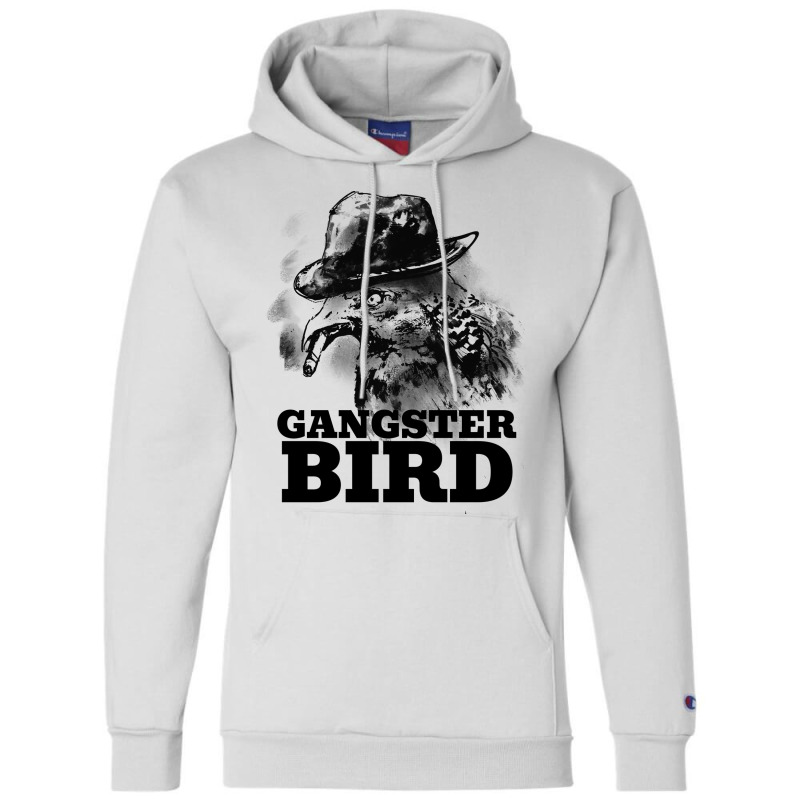 Gangster Bird With Hat And Cigar Aesthetic Champion Hoodie by alheklupsm | Artistshot