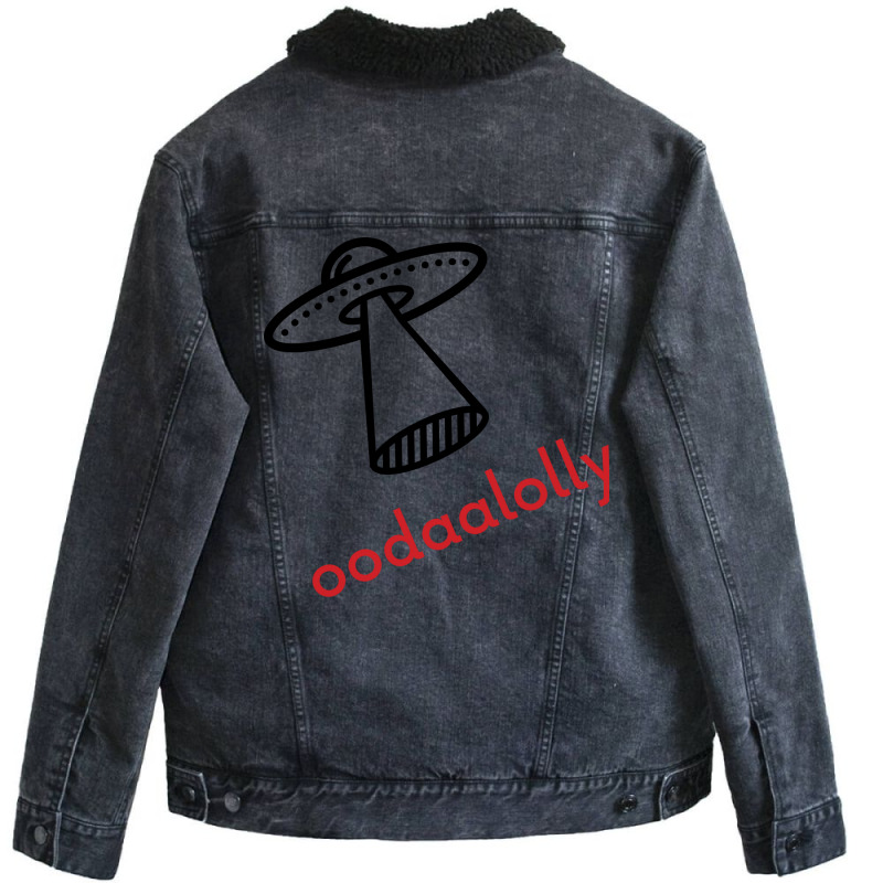 Oodaalolly Abduction Travel Unisex Sherpa-Lined Denim Jacket by kaistosylinj | Artistshot