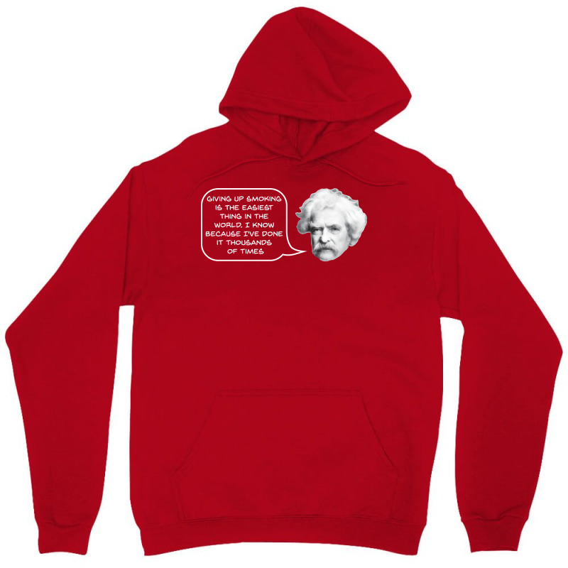 Mark Twain On Smoking 70s Unisex Hoodie by alheklupsm | Artistshot