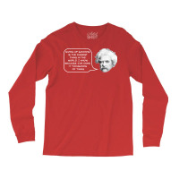 Mark Twain On Smoking 70s Long Sleeve Shirts | Artistshot