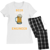 Beer Fueled Civil Engineer Cute Women's Pajamas Set | Artistshot