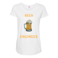 Beer Fueled Civil Engineer Cute Maternity Scoop Neck T-shirt | Artistshot