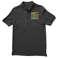 January 1957 Birthday Gift  Vintage January 1957 A Men's Polo Shirt | Artistshot